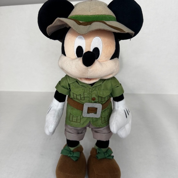 Safari Mickey Mouse Plush Stuffed Toy/Animal Kingdom/Disney Collector's Item - Picture 2 of 10